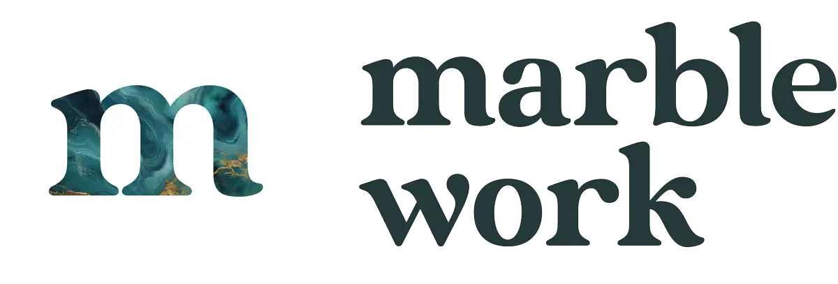 Logo: marble work