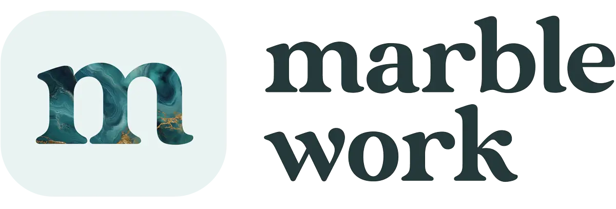 Logo: marble work